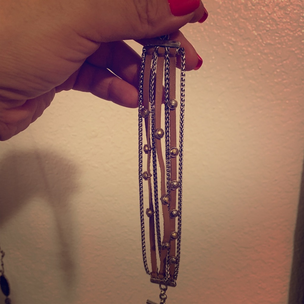 Lucky brand leather bracelet.